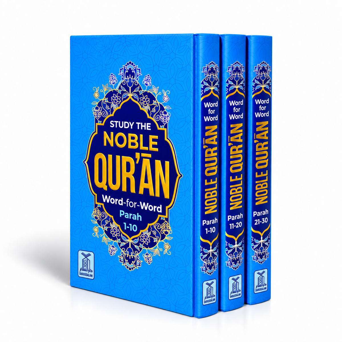 Study the Noble Qur'an Word-for-Word – 3 Volume Set