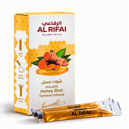 Al Rifai Turmeric Infused Honey Shots 8g