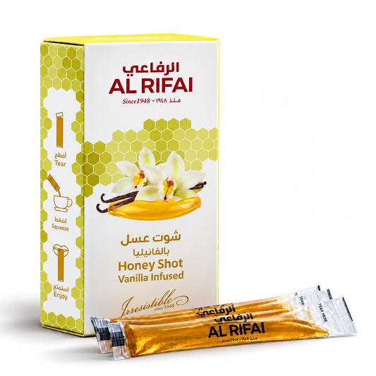 Al Rifai Vanilla Infused Honey Shots 8g